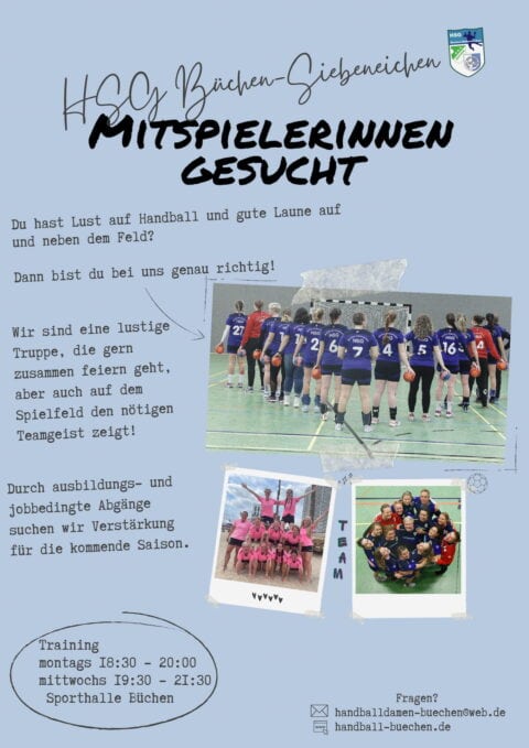 Handball damen mitspielerinnen gesucht